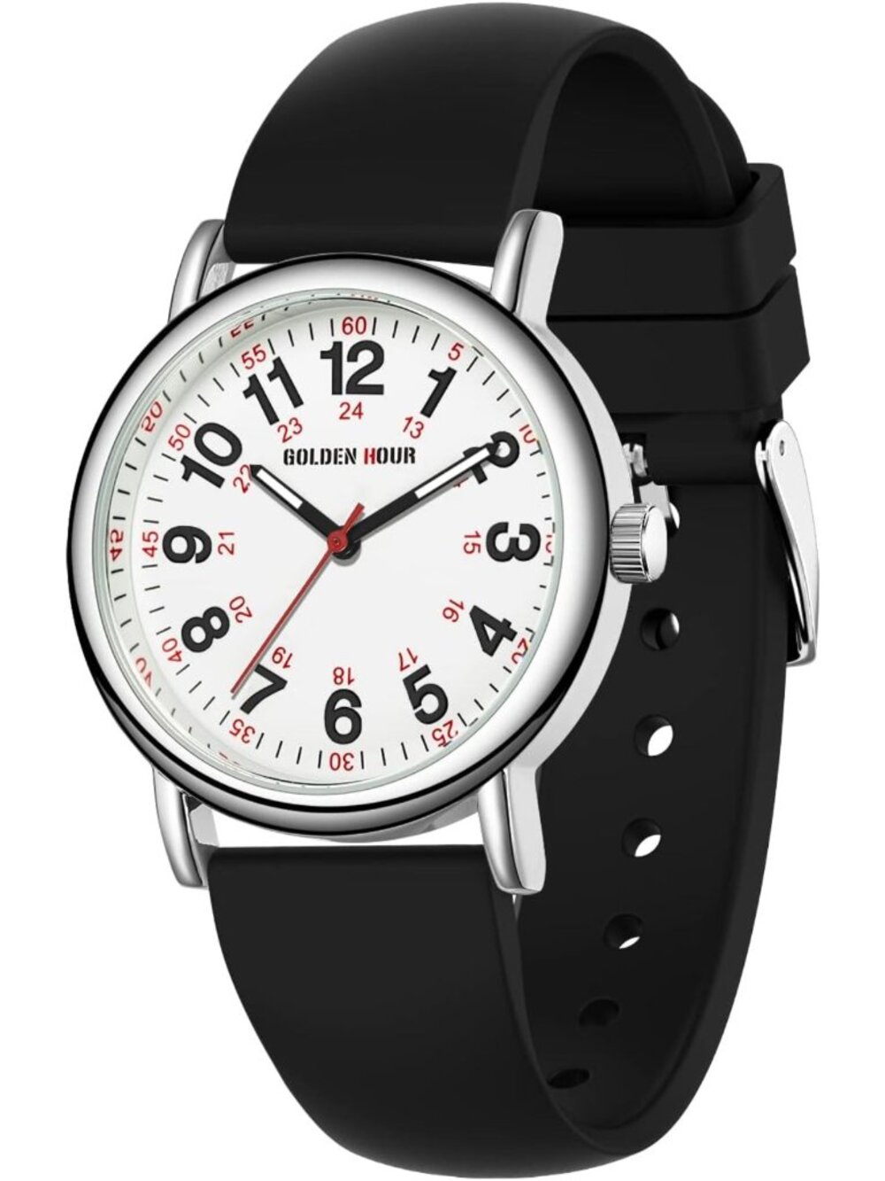 Waterproof Nurse Watch for Medical Professionals & Students - Easy Read Dial